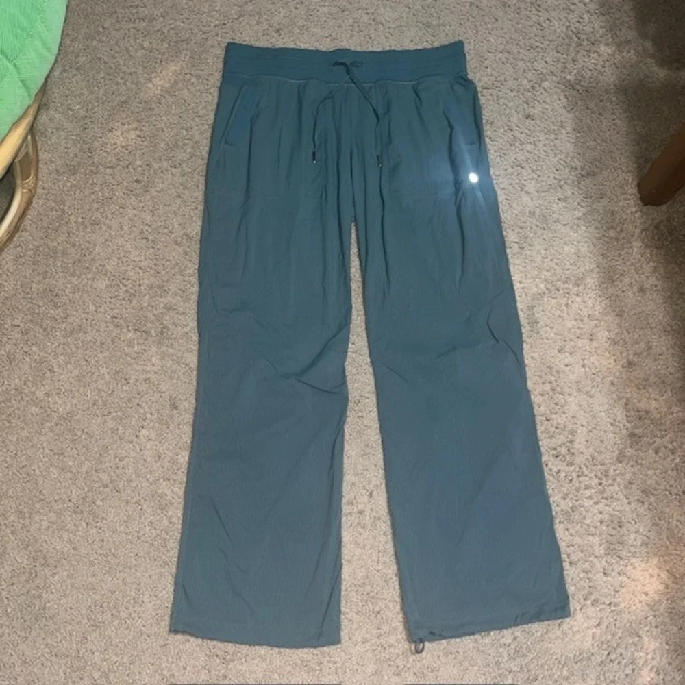 Lululemon Dance Studio Mid-Rise Full Length Pant Dark Forrest 12